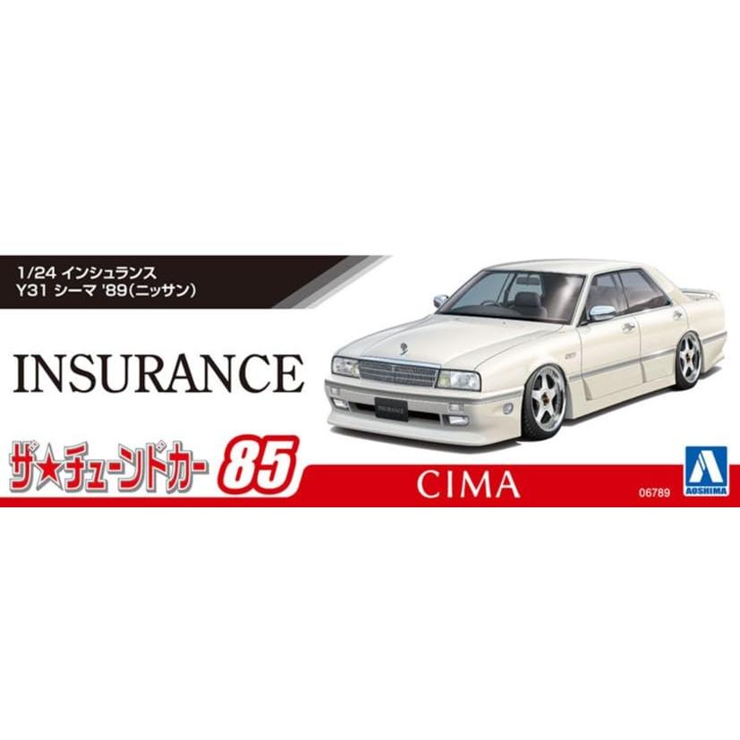 1/24 アオシマ インシュランス y31 シーマ 完成品 1/24 インシュランス Y31 シーマ '89（ニッサン）｜株式会社 青島文化