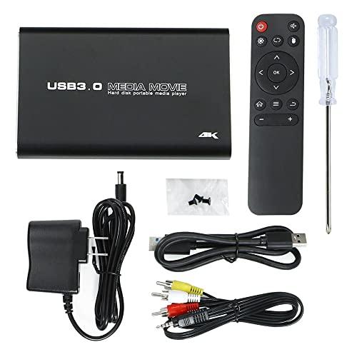 ポータブル マルチメディアプレーヤー 4K対応 2.5インチHDD/SSD取付可