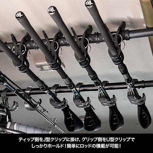 未使用☆車載用ロッドホルダーセット(汎用品) カーメイト ロッドホルダーデュアル8ワイド IF18 (車載用ロッド