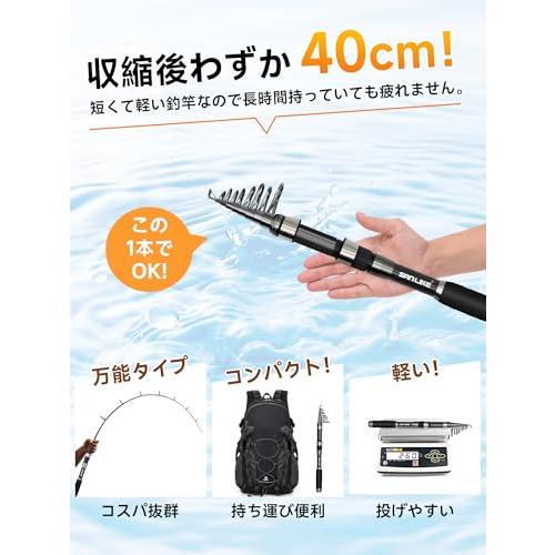 投げ竿3本　バスロッド1本　計4本セット サンライク（SANLIKE）投げ竿 リールセット 投げ竿セットコンパクト