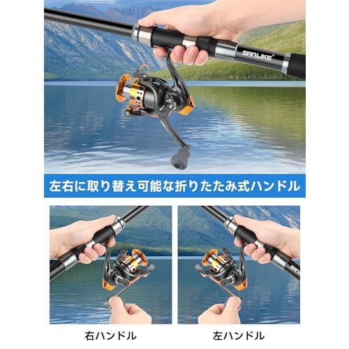 釣り竿 サンライク（SANLIKE）投げ竿 リールセット 投げ竿セットコンパクト