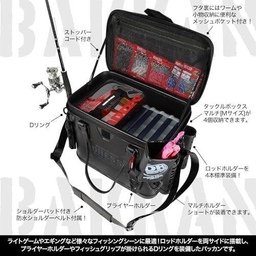 ドレスDRESS バッカンメッシュポケット付きステルスブラック 約34L