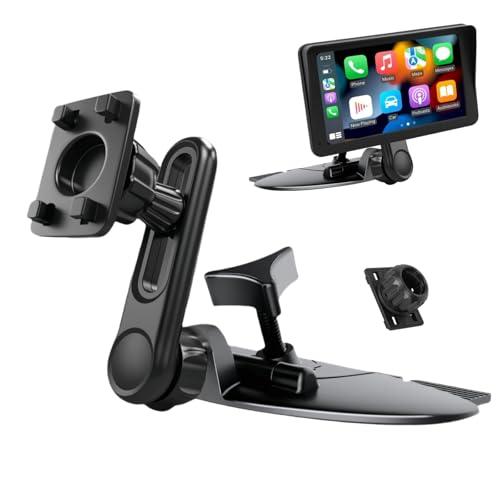 Apple CarPlay Androidカーナビ 車載アーム32GSDカード付 Epronic Carplay用CDスロットマウント スクリーン調整可能アームと360