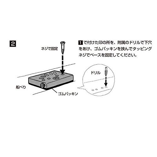 第一精工 ロッドホルダー 竿受け ラーク竿掛け 2500 01036 ブラック_3