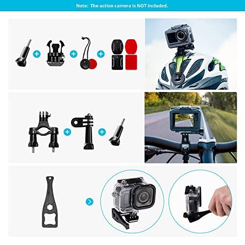 AKASO 60 in 1 スポーツ カメラ アクセサリー バンドル キット
