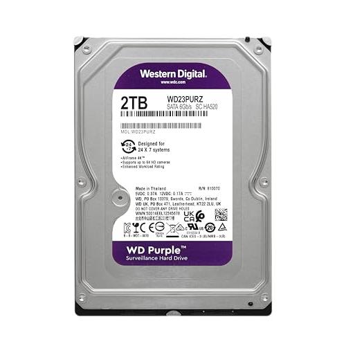 ウエスタンデジタル 2TB WD パープル 監視内蔵ハードドライブ HDD