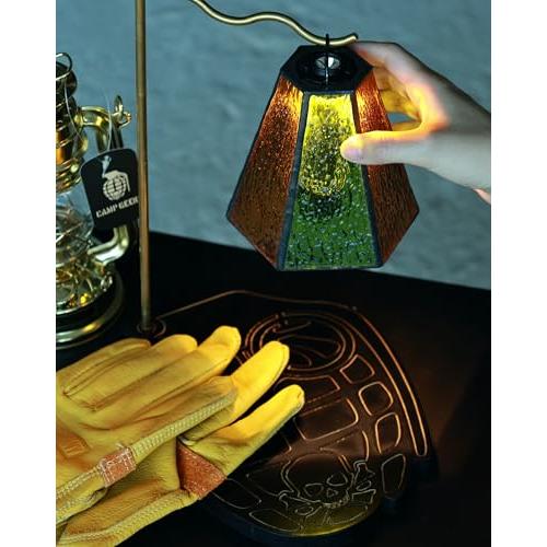 ゴールド 真鍮ランタンスタンド フック付き ゴールド 真鍮ランタンスタンド フック付き バークランプランタン