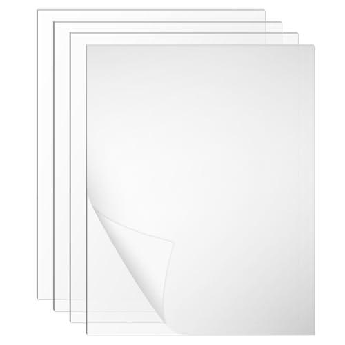 AOBOPLE 4枚厚さ2mm A4 透明アクリル板 高透明 明るい