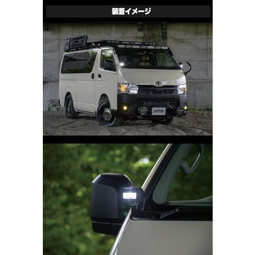 IPF フォグランプ ステー ハイエース200系 専用設計 ボンネット