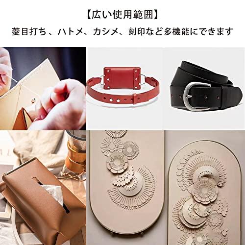 Guilopoer セット ハンドプレス レザークラフト ハンディプレス 穴あけ