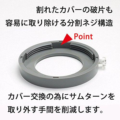非常カバー MMカバー 非常口 サムターン用 シリンダー用） 台座付 5個 