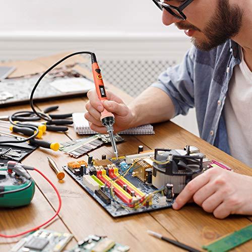 はんだごて セット デジタル LED表示 温度調節可 （200℃-450