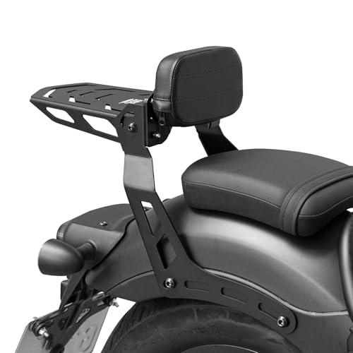 レブル250/500　リア キャリア バックレスト付き V2 KEMIMOTO バイク リアキャリア バックレスト付き レブル250