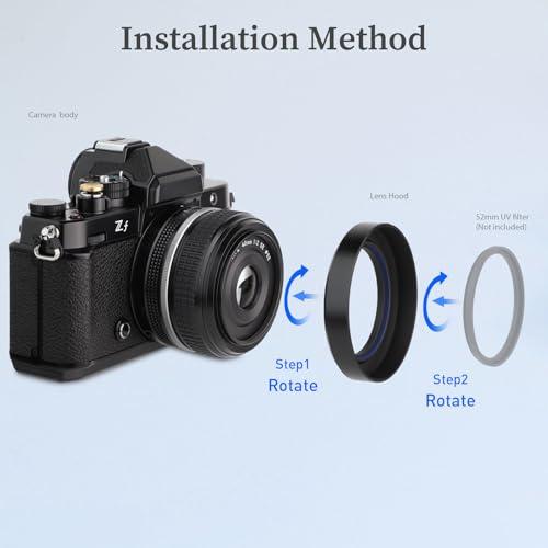 Haoge メタルレンズフード、Nikon NIKKOR Z 40mm f/2、Z 28mm f/2.8、Z