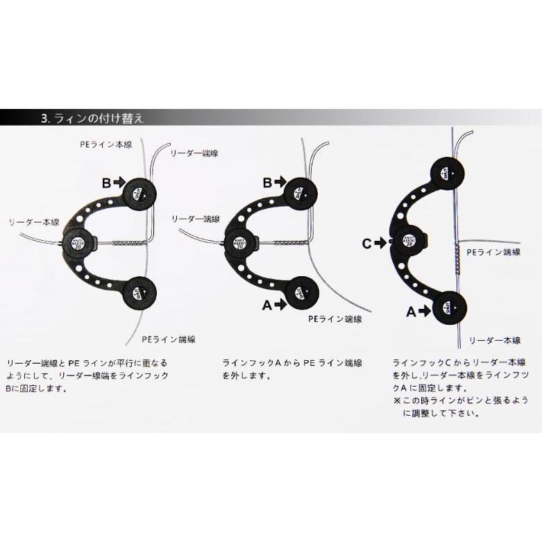 E&K726 ノットアシスト FGノット ライン結束補助器具 リーダー結束