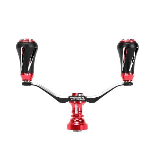 ドレス(DRESS) カスタムハンドル W Vertex EVO スピニング用 DAIWA用 90？ クリムゾンレッド ダイワ 釣り リール カスタム 軽量 頑丈 左 DRESSカスタムハンドル W Vertex EVO スピニング用 DAIWA用 90mm