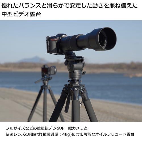 ベルボン Velbon フリュード雲台 FHD-73 AZ 積載質量:4kg 動画撮影