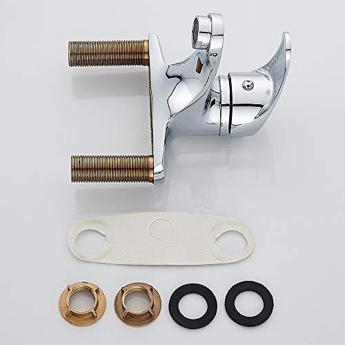 Kindness 混合水栓 ツーホール式 洗面用 洗面台 2穴 蛇口 シングル