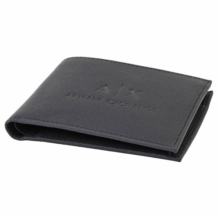 豪華ラッピング無料 エクスチェンジ アルマーニ Armani ウォレット 3 5日以内に出荷可能 メンズ ネイビー 二つ折り財布 小銭入れ付 ロゴ Ax A X Cc223 Exchange 二つ折り財布 Www Collectiviteslocales Fr