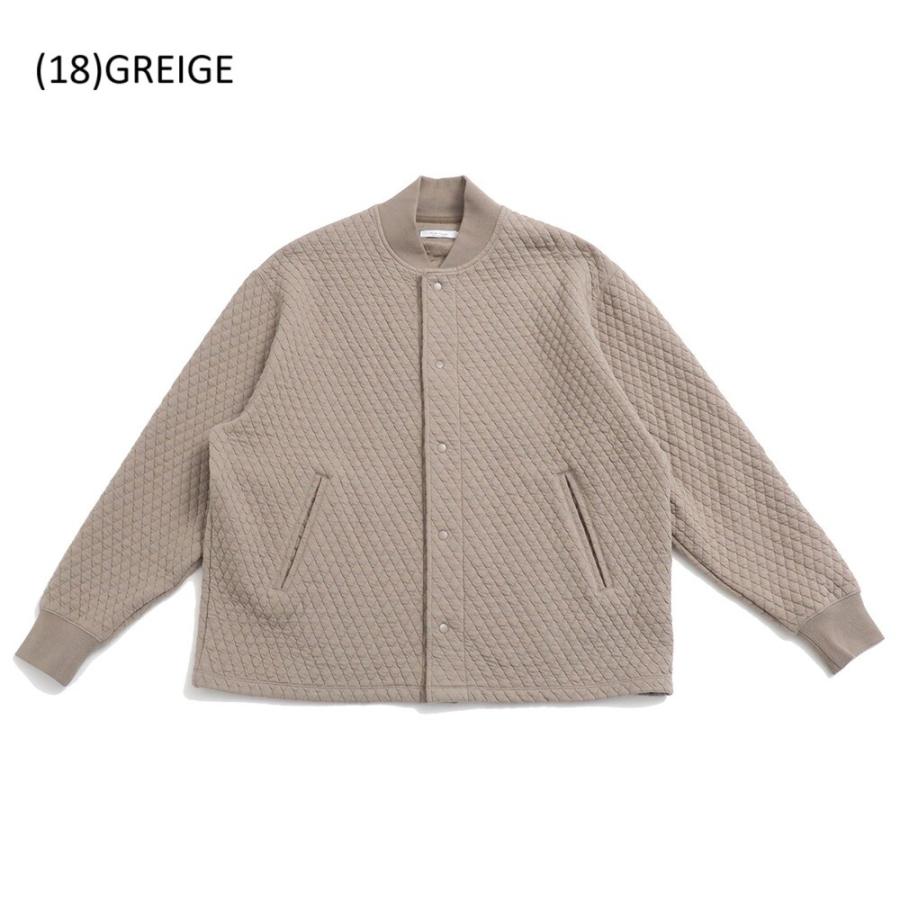 【タイムセール】アタッチメント　グラデーションジャガードノーカラーブルゾン SALE ブルゾン DUAL VOICE デュアルボイス キルティング