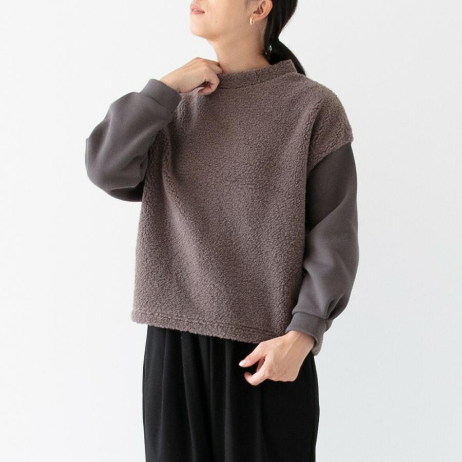 SALE プルオーバー le vent souffle ルヴァンスフル ボア+裏起毛