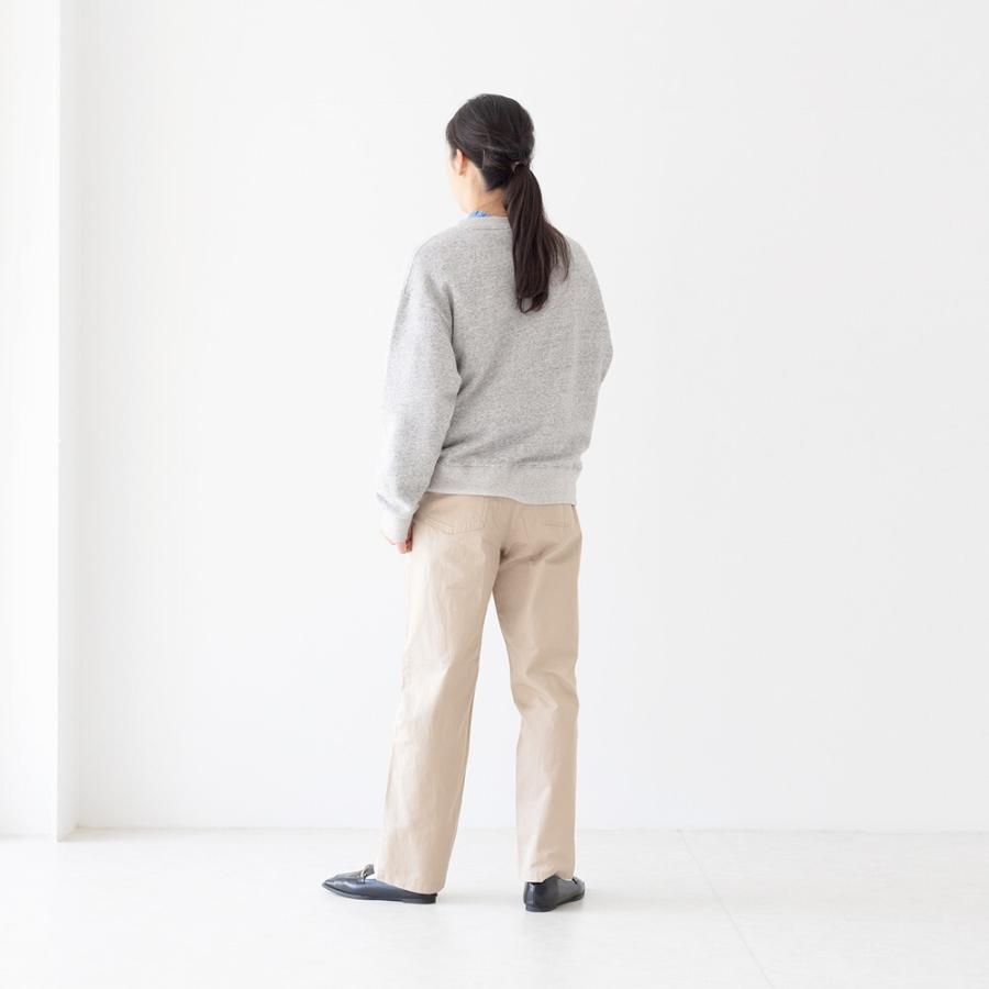 SALE スウェット le vent souffle ルヴァンスフル 裏微起毛クルー