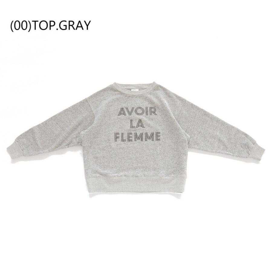 SALE スウェット le vent souffle ルヴァンスフル 裏微起毛クルー