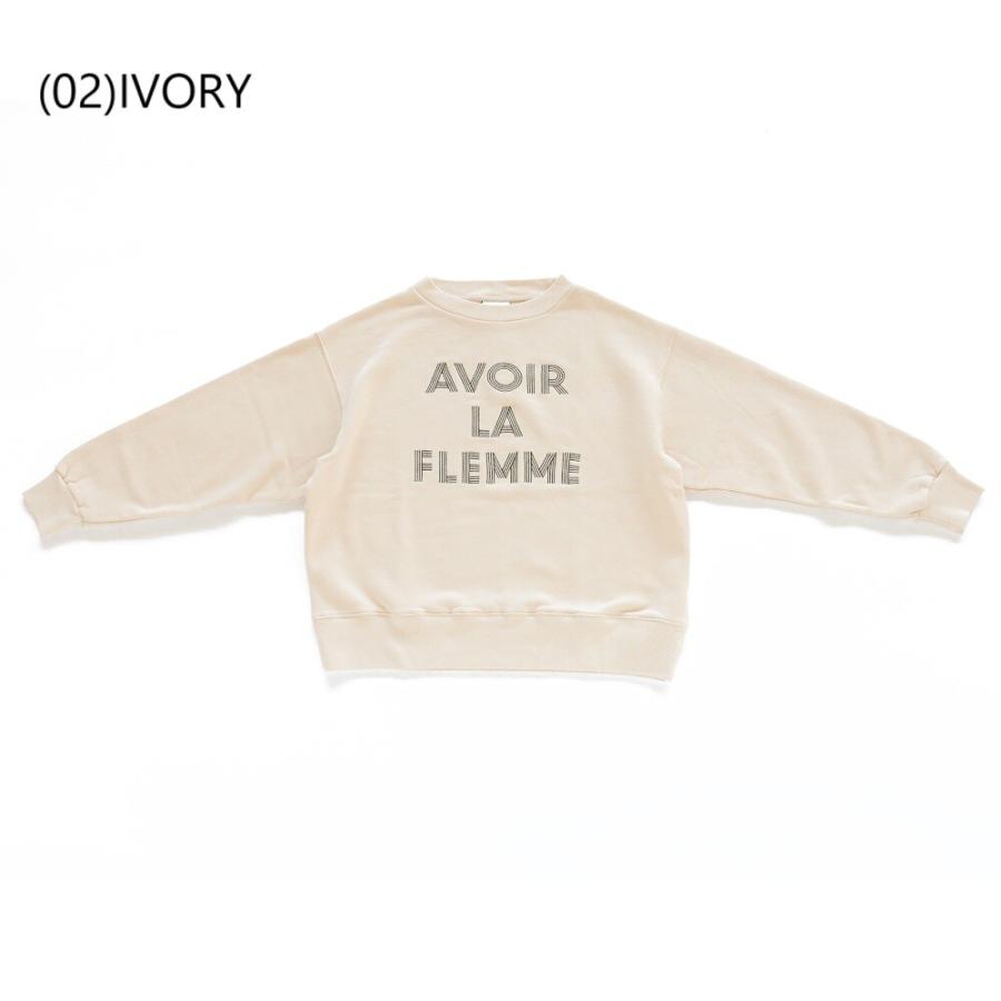 le vent souffIe スエット トレーナー SALE スウェット le vent souffle ルヴァンスフル 裏微起毛プリント