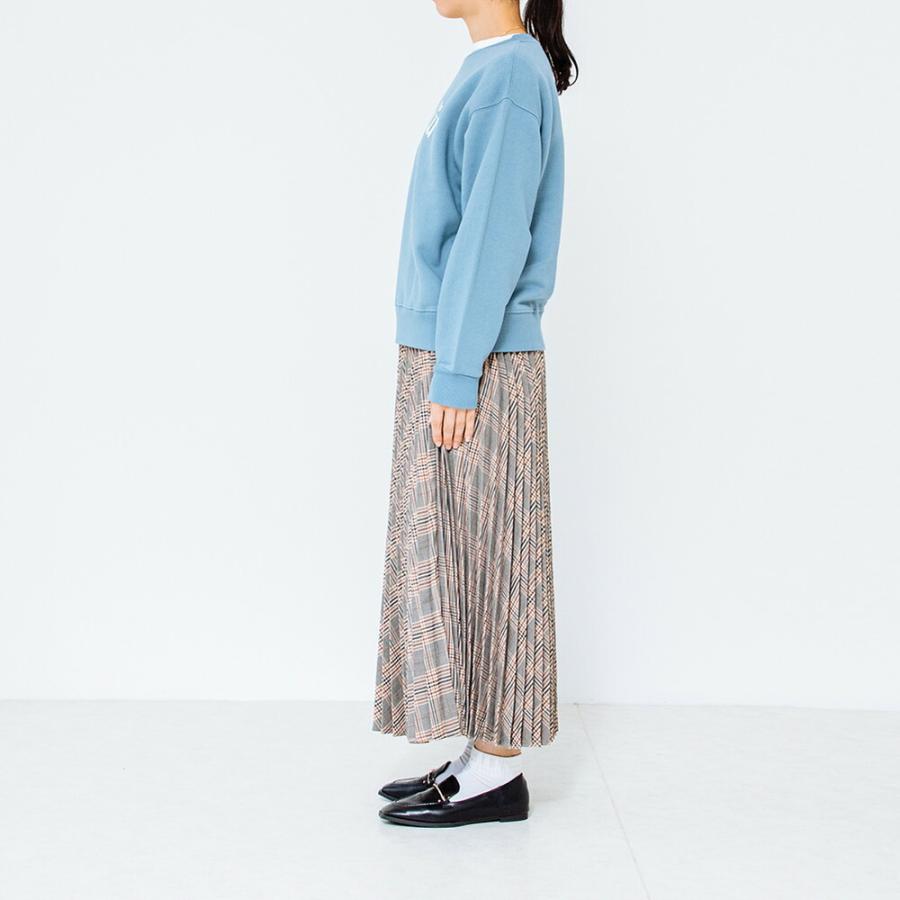 SALE スウェット le vent souffle ルヴァンスフル 裏微起毛プリント