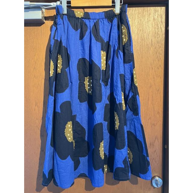 fu-dueka::（エーカ） SALE プリントスカート シーチング大花プリント