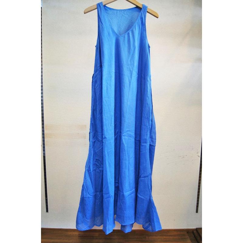 ワンピース ケープ Little Eagle リトルイーグル Sleeveless One Piece Cape Blue Len レン Le 1 Akas Objet 通販 Yahoo ショッピング