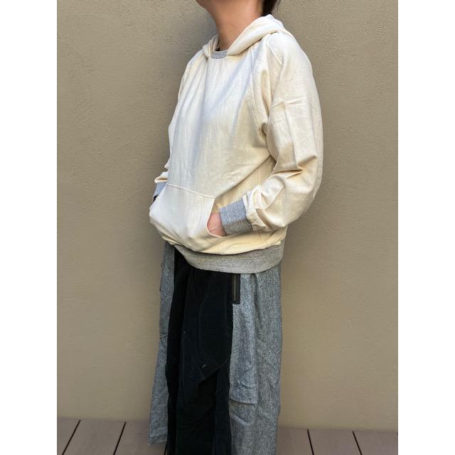 SALE LIME.INC ライムインク   ムラ糸裏毛 プルパーカー   (キナリ/グレー/ボルドー) |  | 01