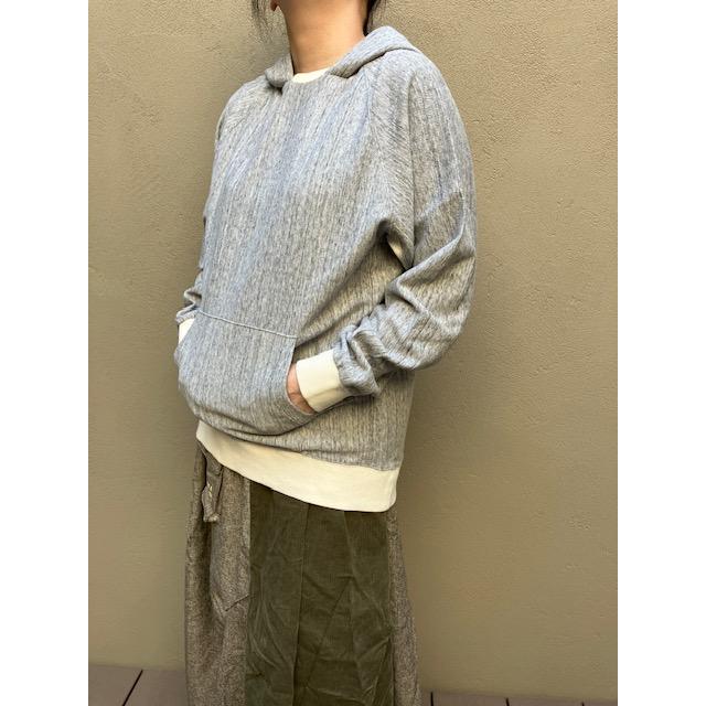 SALE LIME.INC ライムインク   ムラ糸裏毛 プルパーカー   (キナリ/グレー/ボルドー) |  | 07