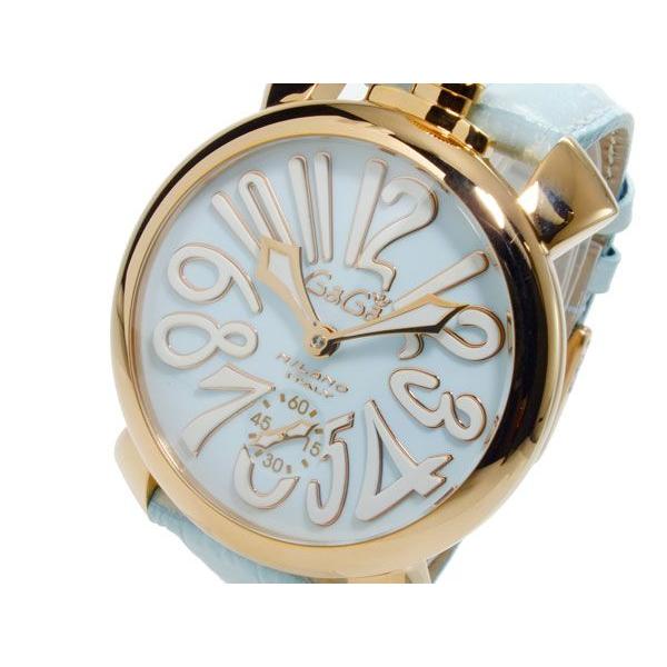 最高級のスーパー 腕時計 ガガミラノ GaGaMILANO マニュアーレ48 手巻き メンズ 腕時計 5011.03S-LBU(ご注文から3〜5日以内に出荷可能商品) 腕時計