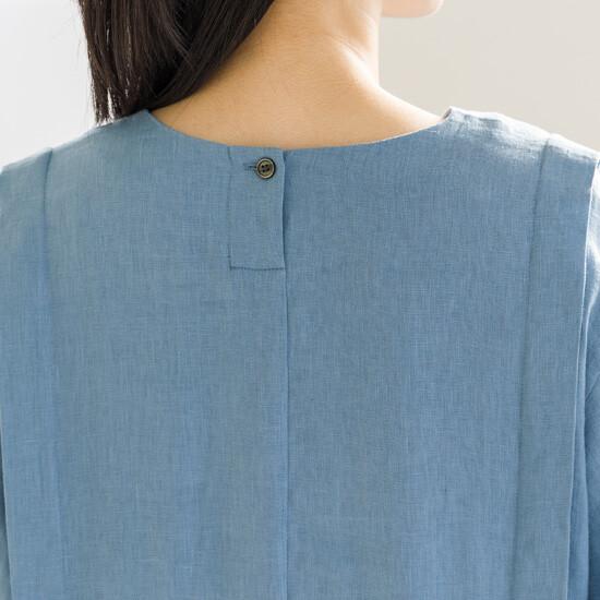 SALE ワンピース Crea delice クレアデリス リネンタック袖 SALE ワンピース Crea delice クレアデリス リネンタック袖