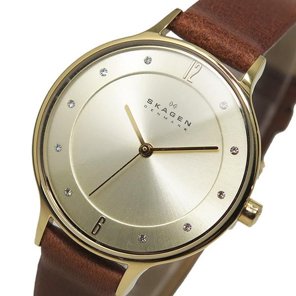 最新の激安 クオーツ SKAGEN スカーゲン 腕時計 レディース シャンパンゴールド(ご注文から3〜5日以内に出荷可能商品)rz SKW2147 腕時計 腕時計