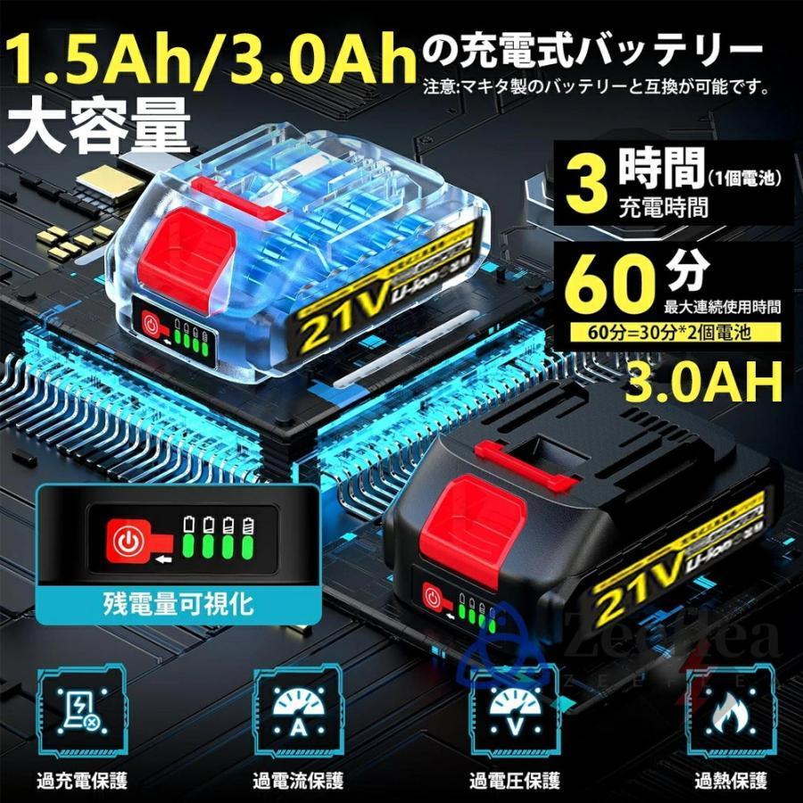 翌日発送 SHINPURU GJ18650 バッテリー +21V急速充電器 マキタ 互換