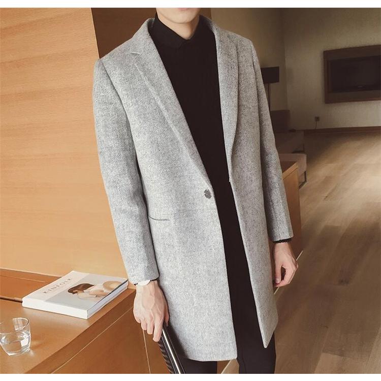 おすすめ ロング丈 メンズ コート ダッフルコート チェスターコートpコート フォーマル ファッション 無地 秋冬 流行５色 Simbcity Net