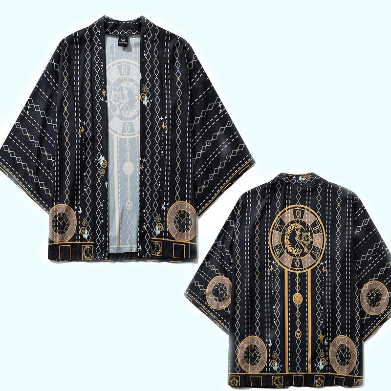 カーディガン メンズ 羽織 浴衣 甚平風 七分袖 ルームウエア 男性 部屋着 花火大会 夏 夏服 トップス He3345 赤坂ville 通販 Yahoo ショッピング