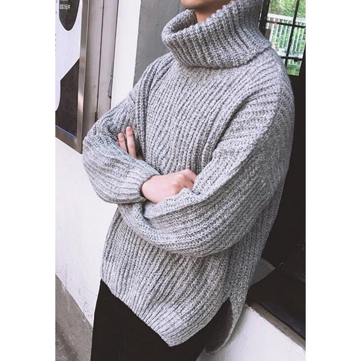 独特な店 ニットセーター 春秋冬 長袖 ハイネック ニット タートルネック メンズ ニット セーター カラー グレー Studioverdonemarino It