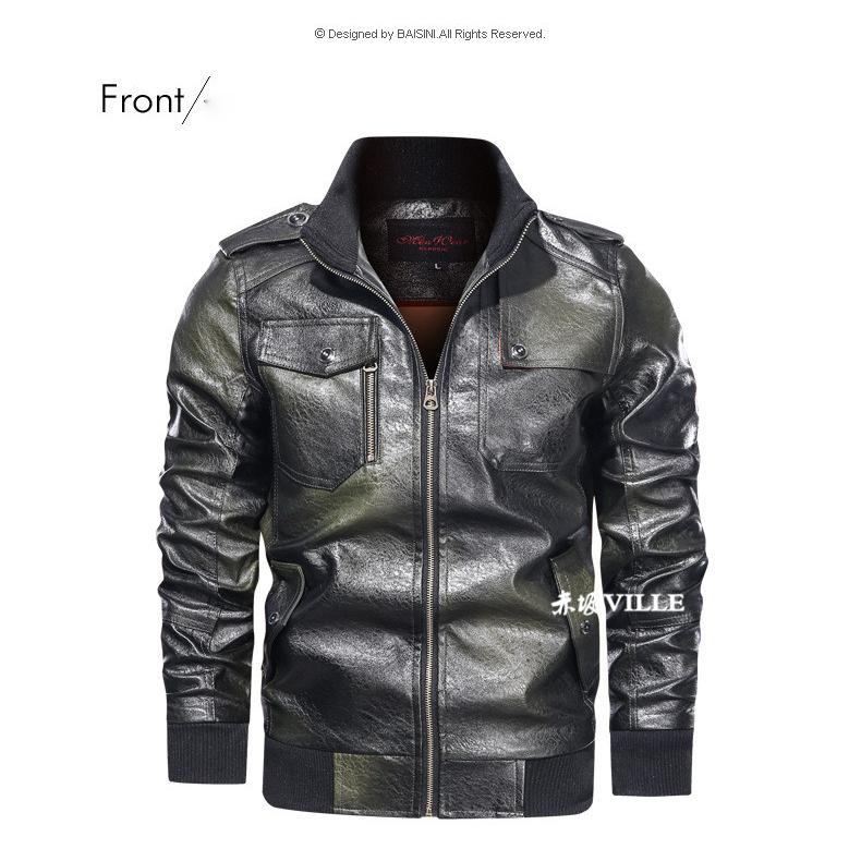 レザージャケットジャケット メンズ ライダースジャケット 切替 バイクウエア ブルゾン 革ジャン アウター 春秋物 スリム 大きい He3718 赤坂ville 通販 Yahoo ショッピング