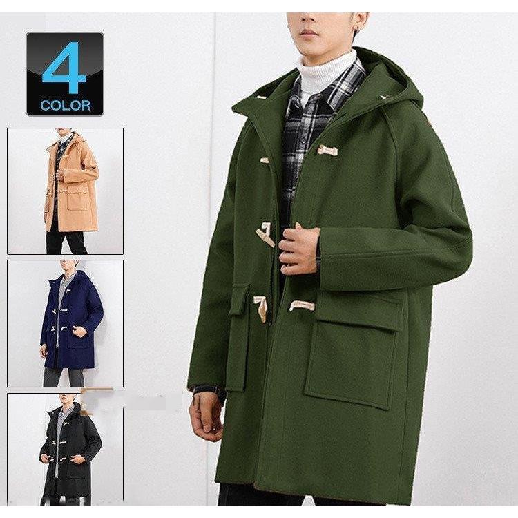 コート ダッフルコート メンズ ダッフル アウター ロング丈 ビジネス フード メルトン 秋 冬 起毛 メンズコート 6aijvs1aco Limpiexpress Com