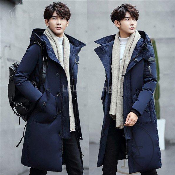 ダウンコート メンズ ロング コート ダウンジャケット スリム アウター フード付き 大きいサイズ 防寒 防風 高品質 カジュアル あったか 紳士用 ブランドのギフト