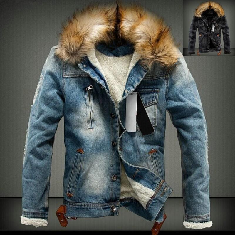 サイズ交換ｏｋ Gジャン デニムジャケット メンズ 定番 ショートコート アウター フェイクファーネック 取り外し可 裏ボア Gジャン デニム サイズ Cm 実寸をご確認ください M Www Gatorheatandair Com