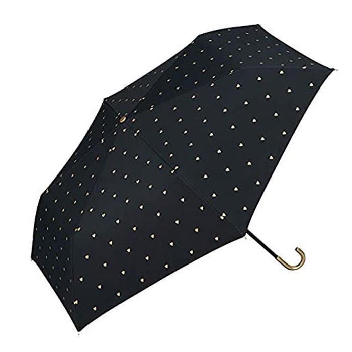 Wpc. 遮光ゴールドプチハート 折りたたみ傘 日傘 晴雨兼用 遮熱 遮光