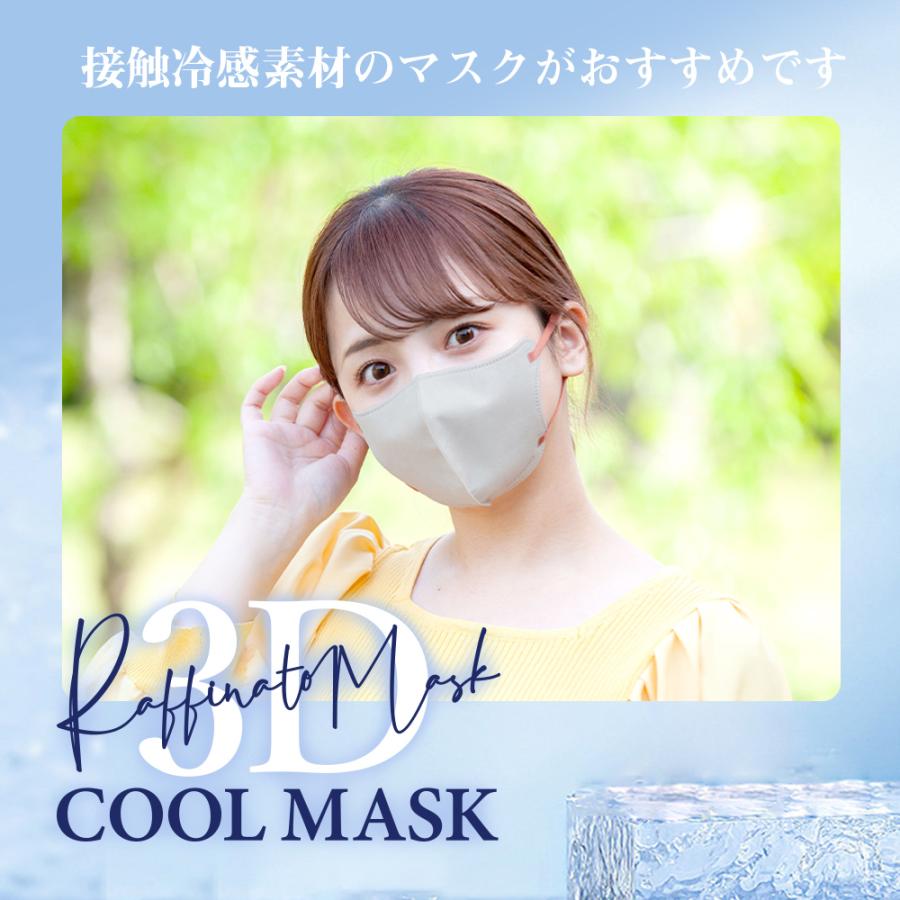 冷感】弓型 バイカラー不織布 3D立体マスク 20枚入【箱入】【 AKAC