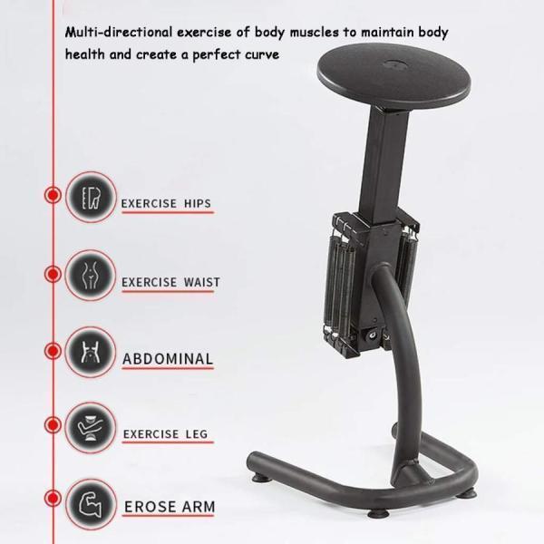 豊富買蔵 スクワットマシンジムスクワット補助フレームホームフィットネススツール脚筋肉総合トレーニングマシン体重負荷スクワットローマの椅子 (Color :
