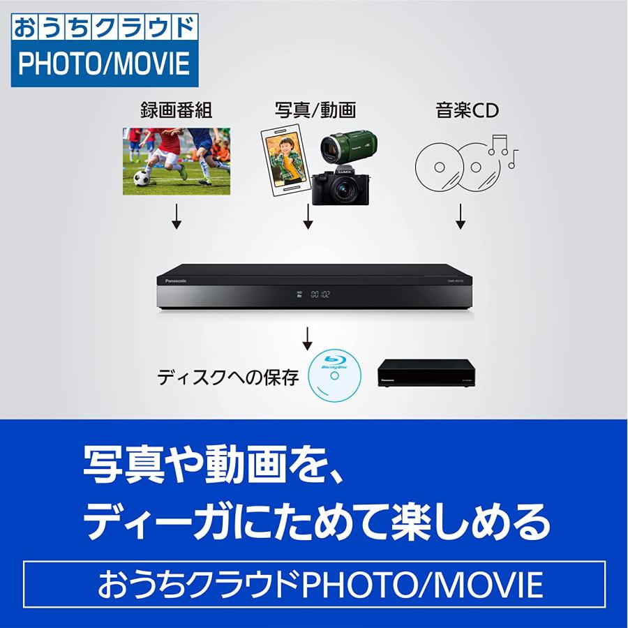 新品 Panasonic DMR-4SE102 1TB 3チューナー 4K Panasonic ブルーレイレコーダー パナソニック DIGA DMR-4SE102