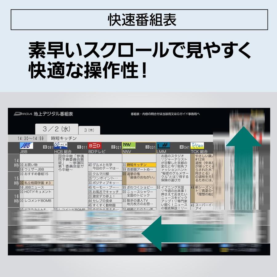 2024年12月 新発売 DMR-4TS204 パナソニック DIGA 2TB 3チューナー