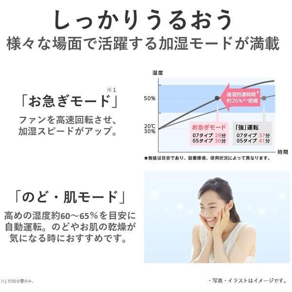 加湿機 ~14畳 パナソニックFE-KFU05-W 気化式 ホワイト FE-KFU05ーW